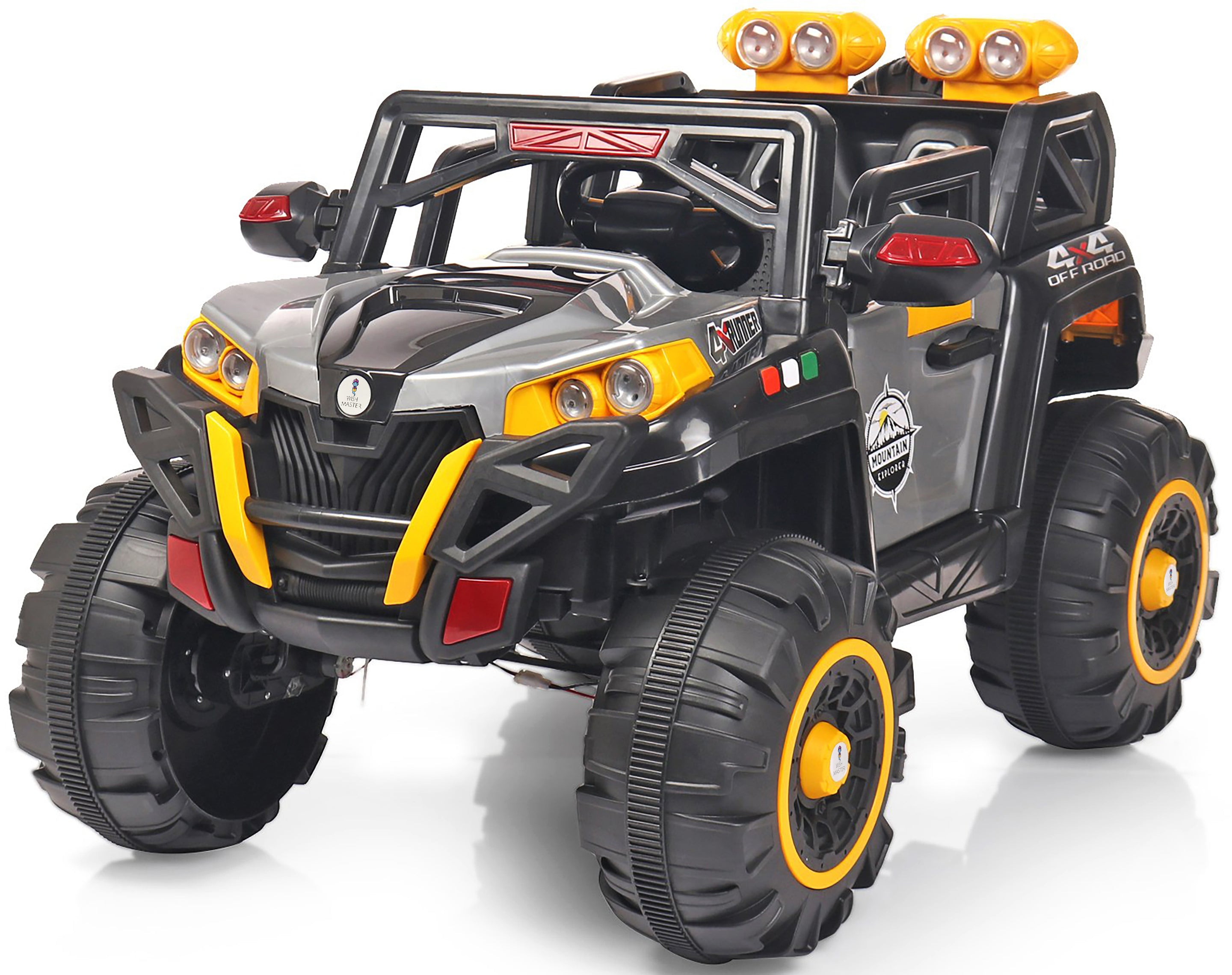 Kids Big Size 4x4 Battery Operated Electric Jeep For 1-8 Years Boys & Girls | 3 Mode Control Remote + Mobile App + Manual Drive Kids Big Size 4x4 Battery Operated Electric Jeep For 1-8 Years Boys & Girls | 3 Mode Control Remote + Mobile App + Manual Drive